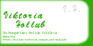 viktoria hollub business card